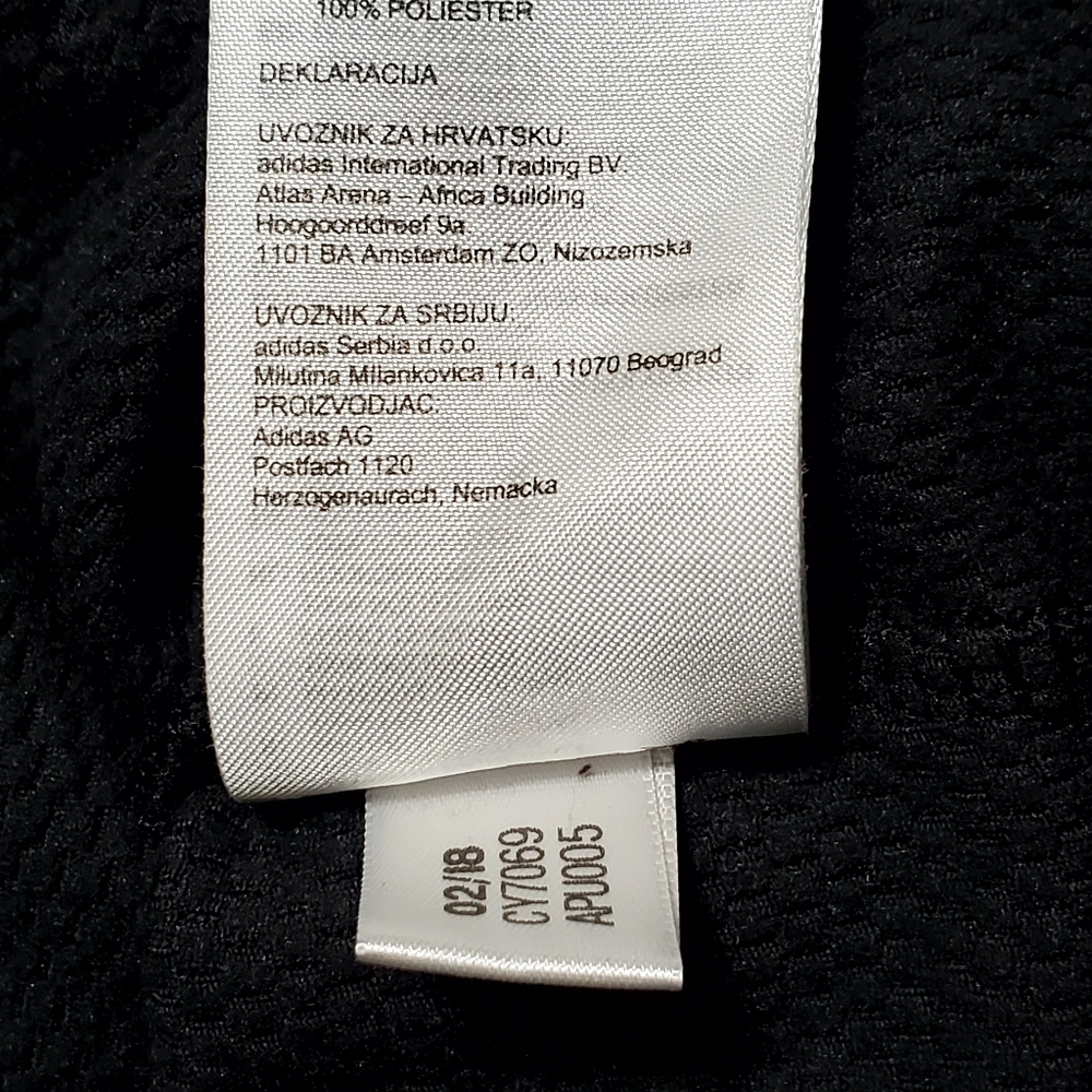 Adidas "Here to Create" Adobe Max Climawarm Hoodie pullover in black 2X - Picture 10 of 10